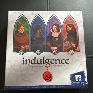 Indulgence Card Game Out of Print 2017 Restoration Game Version Dragonmaster